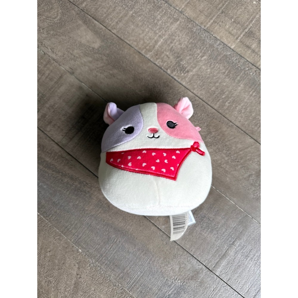 Squishmallows Niven the Tri-Colored Guinea‎ Pig Valentine's 8 inch Plush Stuffed